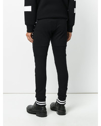 Pantalon de jogging imprimé noir Philipp Plein