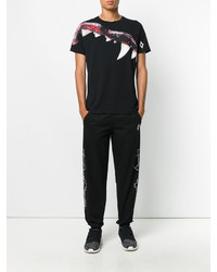 Pantalon de jogging imprimé noir Marcelo Burlon County of Milan