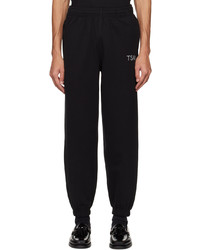 Pantalon de jogging imprimé noir TSAU