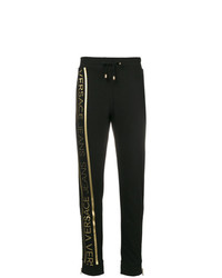 Pantalon de jogging imprimé noir Versace Jeans