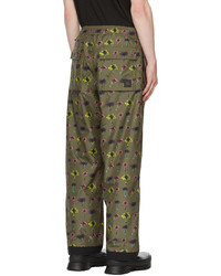 Pantalon de jogging imprimé olive Moncler Genius