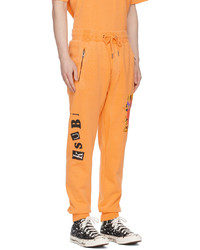 Pantalon de jogging imprimé orange Ksubi