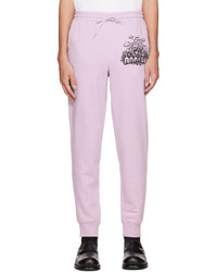Pantalon de jogging imprimé rose Anna Sui
