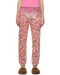 Pantalon de jogging imprimé rose Collina Strada