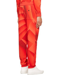 Pantalon de jogging imprimé rouge Christopher Kane