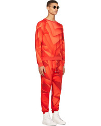 Pantalon de jogging imprimé rouge Christopher Kane