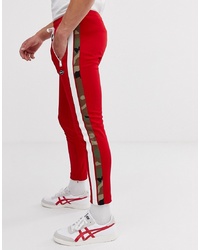 Pantalon de jogging imprimé rouge Replay