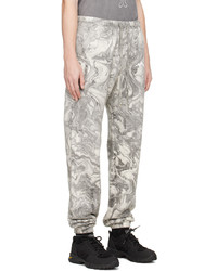 Pantalon de jogging imprimé tie-dye gris Afield Out