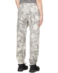 Pantalon de jogging imprimé tie-dye gris Afield Out