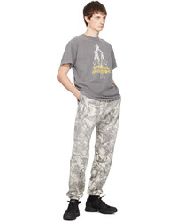 Pantalon de jogging imprimé tie-dye gris Afield Out