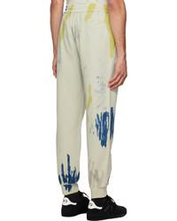 Pantalon de jogging imprimé tie-dye multicolore Feng Chen Wang