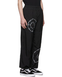 Pantalon de jogging imprimé tie-dye noir Aries