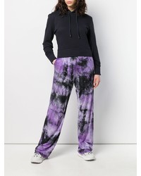 Pantalon de jogging imprimé tie-dye violet clair MM6 MAISON MARGIELA