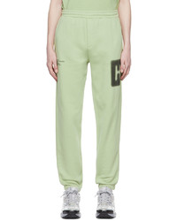 Pantalon de jogging imprimé vert menthe Helmut Lang