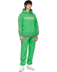 Pantalon de jogging imprimé vert Kids Worldwide