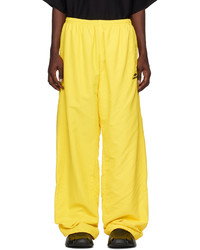 Pantalon de jogging jaune Balenciaga