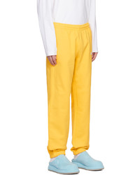 Pantalon de jogging jaune Jacquemus