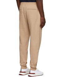 Pantalon de jogging marron clair Brunello Cucinelli