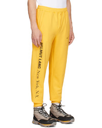 Pantalon de jogging moutarde Helmut Lang