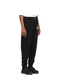 Pantalon de jogging noir et blanc Moncler Genius