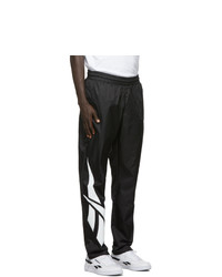 Pantalon de jogging noir et blanc Reebok Classics