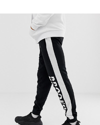 Pantalon de jogging noir et blanc Brooklyn Cloth