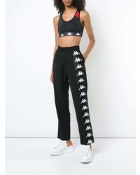 Pantalon de jogging noir et blanc Faith Connexion