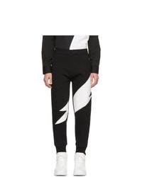 Pantalon de jogging noir et blanc Neil Barrett