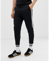 Pantalon de jogging noir et blanc ONLY & SONS