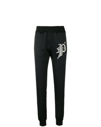 Pantalon de jogging noir et blanc Philipp Plein