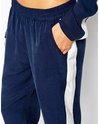 Pantalon de jogging noir et blanc Vila