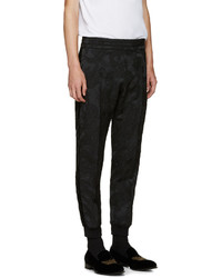 Pantalon de jogging noir Alexander McQueen