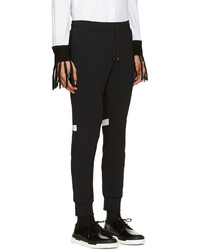 Pantalon de jogging noir Calvin Klein Collection