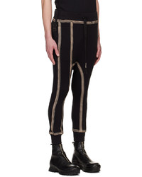 Pantalon de jogging noir Boris Bidjan Saberi