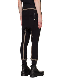 Pantalon de jogging noir Boris Bidjan Saberi