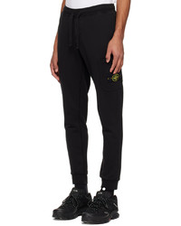 Pantalon de jogging noir Stone Island