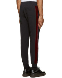 Pantalon de jogging noir Alexander McQueen