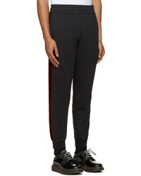 Pantalon de jogging noir Alexander McQueen