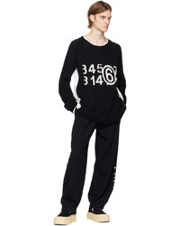 Pantalon de jogging noir MM6 MAISON MARGIELA