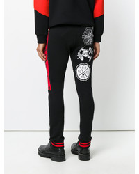 Pantalon de jogging noir Philipp Plein