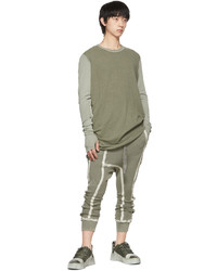 Pantalon de jogging olive Boris Bidjan Saberi