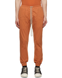 Pantalon de jogging orange Rick Owens