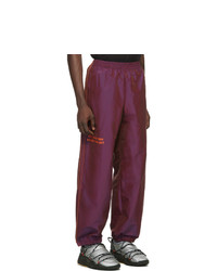 Pantalon de jogging pourpre foncé Adidas Originals By Alexander Wang