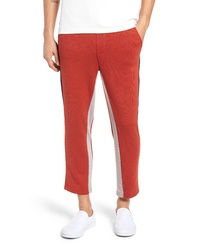 Pantalon de jogging rouge et blanc