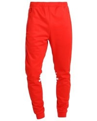 Pantalon de jogging rouge adidas
