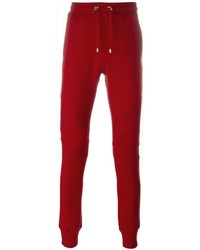 Pantalon de jogging rouge Balmain