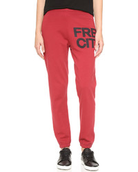 Pantalon de jogging rouge Freecity