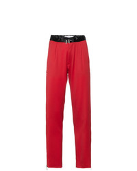 Pantalon de jogging rouge MARQUES ALMEIDA