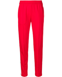 Pantalon de jogging rouge MSGM