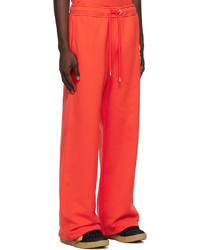Pantalon de jogging rouge Lanvin